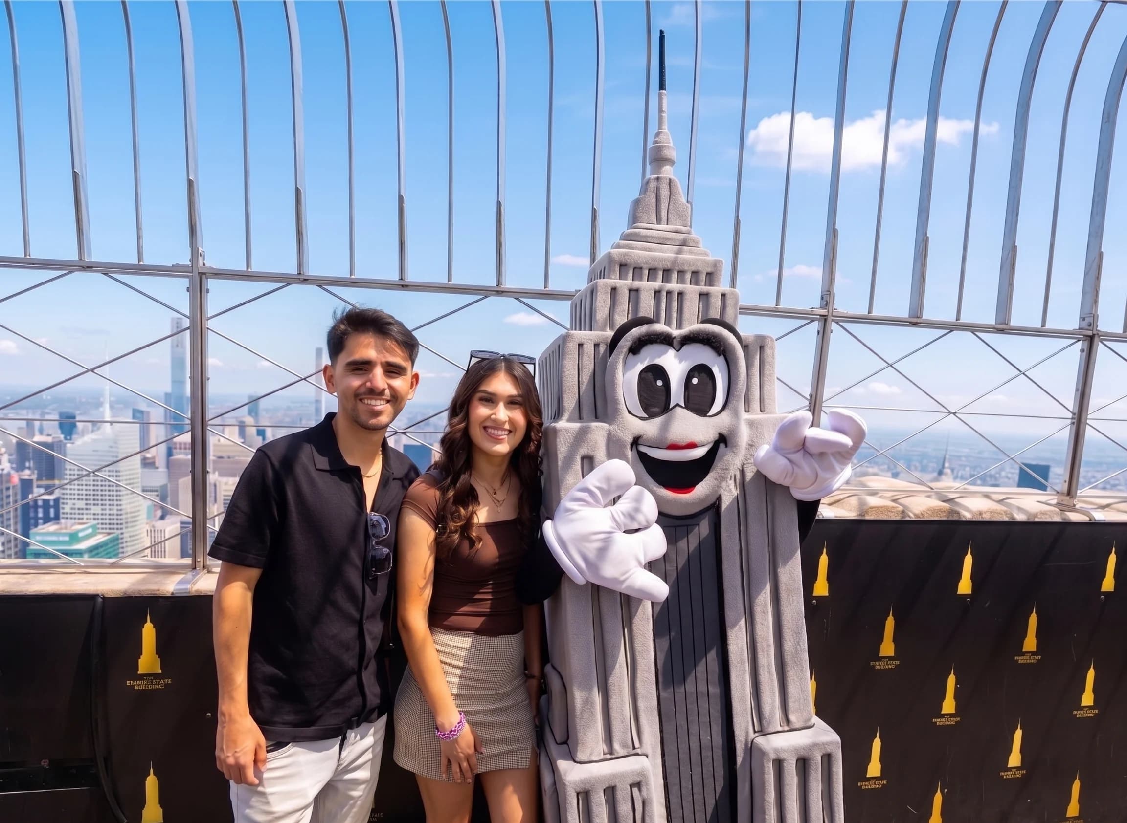People on the 86th Floor Observation Deck